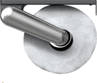 Joseph Joseph Polc alatti Konyhai papírtörlő tartó - Acél/ Fekete