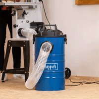 Scheppach VC 16-GL Nedves-Száraz Takarítógép Ipari Porszívó 1200 Watt - Fekete / Kék