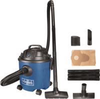 Scheppach VC 16-GL Nedves-Száraz Takarítógép Ipari Porszívó 1200 Watt - Fekete / Kék
