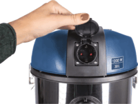 Scheppach VC 16-GL Nedves-Száraz Takarítógép Ipari Porszívó 1200 Watt - Fekete / Kék