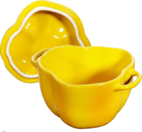 Staub La Cocotte Paprika alakú Kerámia sütőedény 0.45L - Sárga