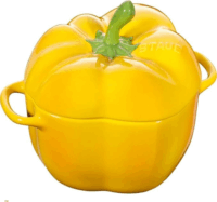 Staub La Cocotte Paprika alakú Kerámia sütőedény 0.45L - Sárga