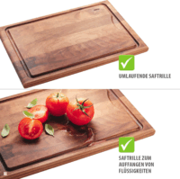 Gefu 13947 Olajozott Diófa vágódeszka 44 x 33 cm