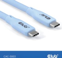 Club 3D CAC-3003 USB-C Apa - USB-C Apa 2.0 Adat és Töltőkábel 240 Watt 2m - Kék