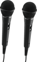 Hama Karaoke Mikrofon - Fekete (2db / Csomag)