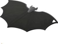 Ototo OT1097 Denevér alakú műanyag vágódeszka 25 x 38 cm - Fekete