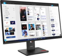 Lenovo 31.5" ThinkVision 64B0GAT1EU 16:9 4K UHD IPS LED Monitor - Fekete
