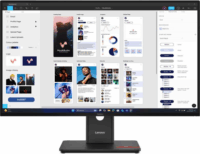 Lenovo 31.5" ThinkVision 64B0GAT1EU 16:9 4K UHD IPS LED Monitor - Fekete