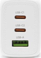 Bluestork USB-A / 2× USB-C Hálózati Gyorstöltő Adapter 65W - Fehér