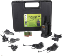 Stabo freecomm 700 Walkie Talkie készlet Kofferben 10 km hatótávval - Fekete