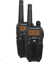 Stabo freecomm 700 2 db Walkie Talkie 10 km hatótávval - Fekete
