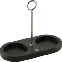 Peugeot 44565 Bambusz Só - és borsörlő alátét - Fekete/Ezüst