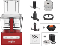 Magimix Compact C.S. 3200 XL Konyhai Robotgép + Citrus Juicer 2,6L 650 WATT - Piros