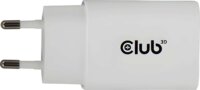 Club 3D CAC-3020 USB-C Hálozati Gyorstöltő Adapter 30W (2db / csomag) - Fehér