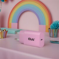 Club3D CAC-3021 Lifestyle USB-C Hálózati Gyorstöltő Adapter 30W (2db / csomag) - Rózsaszín
