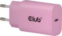 Club3D CAC-3021 Lifestyle USB-C Hálózati Gyorstöltő Adapter 30W (2db / csomag) - Rózsaszín