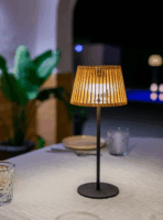 New Garden Okinawas Solar LED asztali lámpa 16 cm - Fekete