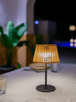 New Garden Okinawas Solar LED asztali lámpa 16 cm - Fekete