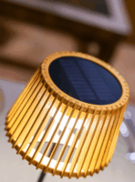 New Garden Okinawas Solar LED asztali lámpa 16 cm - Fekete