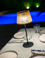 New Garden Okinawas Solar LED asztali lámpa 16 cm - Fekete