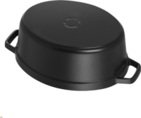Staub La Cocotte 40509-509-0 Ovális Öntöttvas edény fedővel 41cm 12L - Fekete