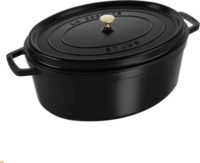 Staub La Cocotte 40509-509-0 Ovális Öntöttvas edény fedővel 41cm 12L - Fekete