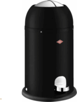 Wesco Kickmaster 12 literes pedálos rozsdamentes acél szemetes - Fekete/Ezüst