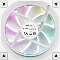 DeepCool FL12 120mm PWM rendszerhűtő ventilátor - Fehér