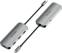 Vention TODHB NB x Univerzális USB-C 5in1 Laptop Dokkoló Állomás 100 Watt