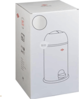 Wesco Kickmaster Jr. 12 literes pedálos rozdamentes acél szemetes - Matt Fehér