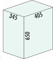 Wesco Big Double Boy 36 literes pedálos rozsdamentes acél szemetes - Matt Grafit