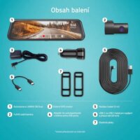 LAMAX S8 Dual GPS Full HD Autós Menetrögzítő Kamera - Fekete