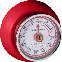 Zassenhaus 72327 Rozsdamentes acél Analóg Konyhai Időzítő - Piros