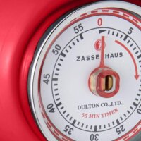 Zassenhaus 72327 Rozsdamentes acél Analóg Konyhai Időzítő - Piros