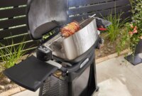 Weber 17524 Forgó nyárs Q300-/3000er Grillsütőkhöz 80cm - Ezüst