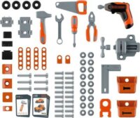 Smoby Black & Decker Pro 2025 játék szerelő műhely Munkapad szerszámokkal 78 darabos