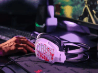 A4-Tech Bloody G565 Vezetékes RGB Gamer Fejhallgató Headset - Fehér