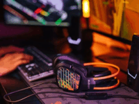 A4-Tech Bloody G565 Vezetékes RGB Gamer Fejhallgató Headset - Fekete / Narancssárga