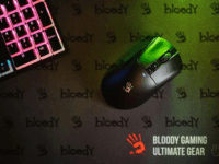 A4-Tech Bloody R73 Ultra Vezeték Nélküli Gaming Egér - Fekete