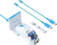 A4-Tech Bloody R73 Ultra Duo Nyx Mirage Wireless Gaming Egér - Fehér / Mintás