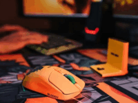 A4-Tech Bloody R72 Ultra Duo Renegade Sunset Wireless Gaming Egér - Sárga / Mintás