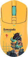 A4-Tech Bloody R72 Ultra Duo Renegade Sunset Wireless Gaming Egér - Sárga / Mintás