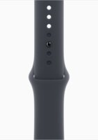 Apple Watch SE3 44mm GPS Okosóra M/L Éjfekete Sportszíjjal - Éjfekete