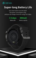 Devia ST111448 Pro1 (V2) AMOLED Okosóra - Fekete