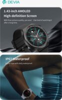 Devia ST111448 Pro1 (V2) AMOLED Okosóra - Fekete