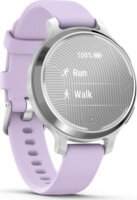 Garmin Lily 2 Active 34mm Női Okosóra Lila szilikon szíjjal - Ezüst