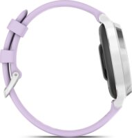 Garmin Lily 2 Active 34mm Női Okosóra Lila szilikon szíjjal - Ezüst
