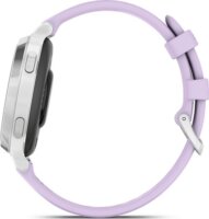 Garmin Lily 2 Active 34mm Női Okosóra Lila szilikon szíjjal - Ezüst