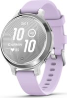 Garmin Lily 2 Active 34mm Női Okosóra Lila szilikon szíjjal - Ezüst