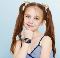 Hoco 4G Y104 GPS Nyomkövetős Gyerek Okosóra - Kék/Fekete